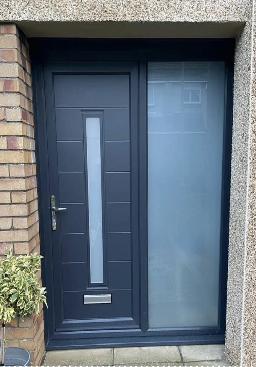 Door and glazed panel design example