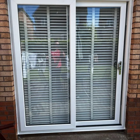 Sliding garden door design example